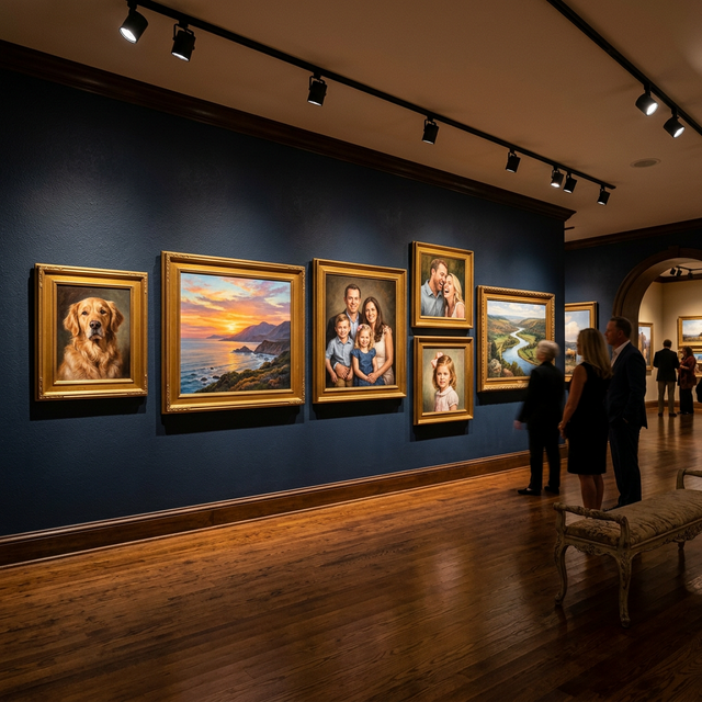 Gallery of custom oil paintings