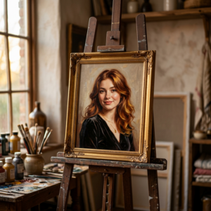 custom portrait oil painting